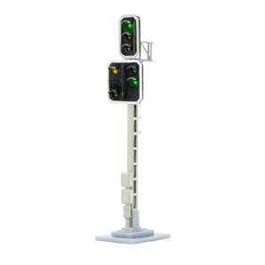 SBB Hauptsignal Typ L dreiflammig mit Vorsignal vierflammig H0 - Premium
