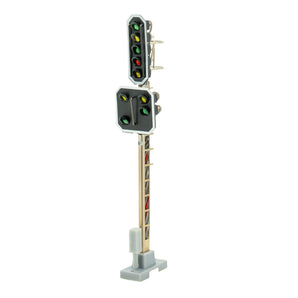 SBB Hauptsignal Typ L fünfflammig mit Vorsignal H0 - Retro-Bausatz